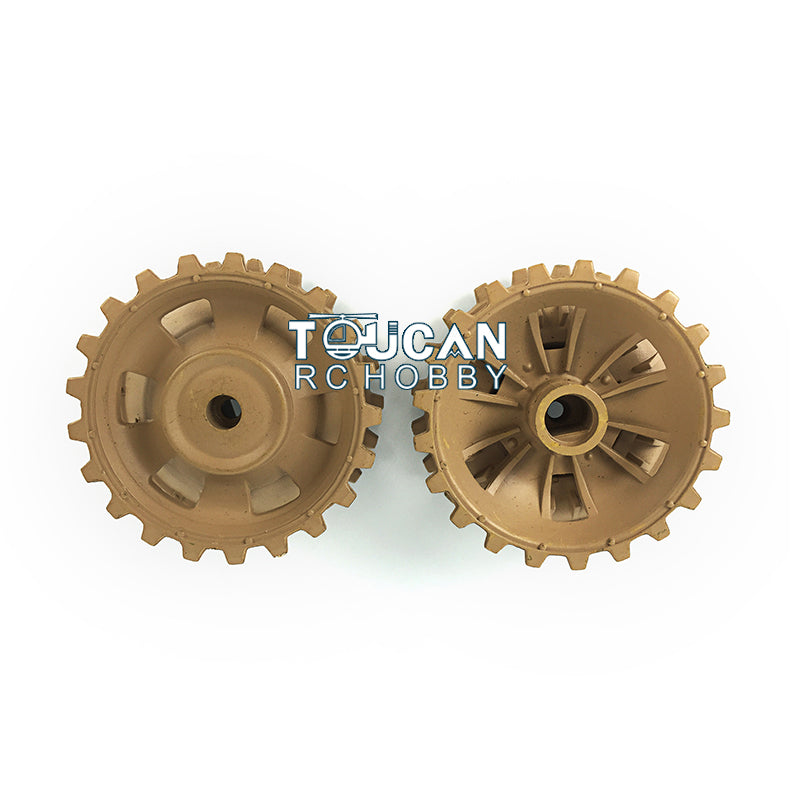 Plastic Sprockets Road Wheels Idlers Accessories Pack Decal Assembled Chassis Rear Rack For HL 1/16 3849 RC Tank Vehicle Model