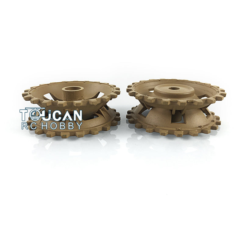 Plastic Sprockets Road Wheels Idlers Accessories Pack Decal Assembled Chassis Rear Rack For HL 1/16 3849 RC Tank Vehicle Model