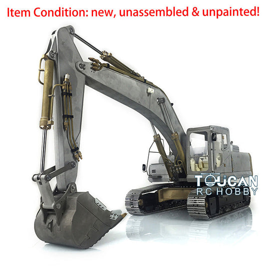 In Stock TOUCAN RC HOBBY LESU PC360 1/14 Metal RC Hydraulic Excavator B0002 8MPa Oil Pump System Brushed Motor Lighting DIY Construction Model for Hobby Builders