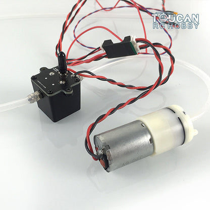 IN Stock AirSoft Open Fire Barrel Smoke Barrel Flash Modification Parts for 1/16 RC Henglong Main Board RC Tank Model DIY Refit