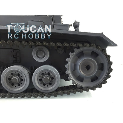 Henglong 1/16 TK7.0 Promotion Panzer III L RTR RC Tank 3848 Infrared Combat BB 360 Degrees Turret Smoke Metal Tracks Sprockets Idlers Barrel