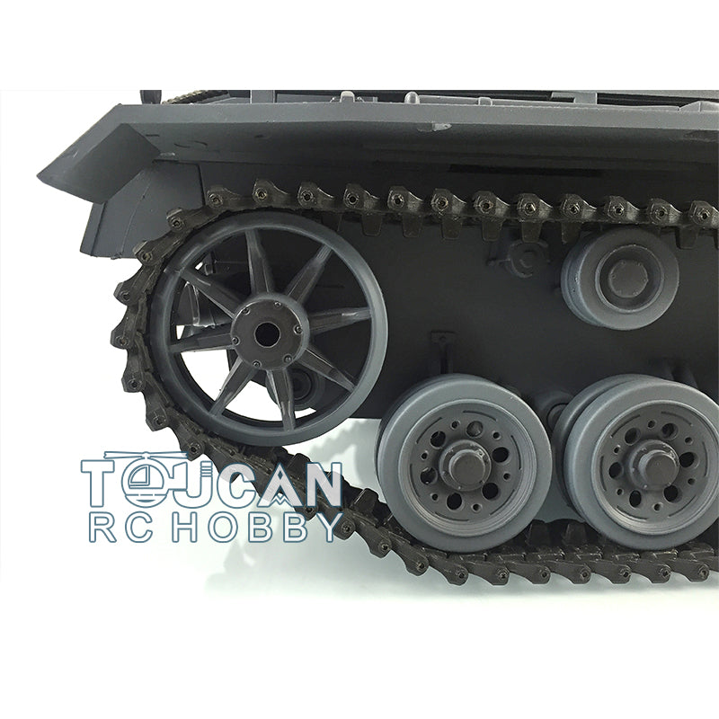 Henglong 1/16 TK7.0 Promotion Panzer III L RTR RC Tank 3848 Infrared Combat BB 360 Degrees Turret Smoke Metal Tracks Sprockets Idlers Barrel