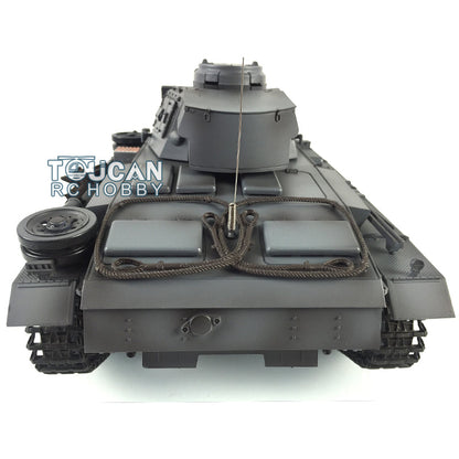 Henglong 2.4G 1/16 TK7.0 Promotion Panzer III L 3848 RTR RC Tank Smoke BB Infrared System Metal Sprockets Idlers Wheels Tracks Gearbox Barrel