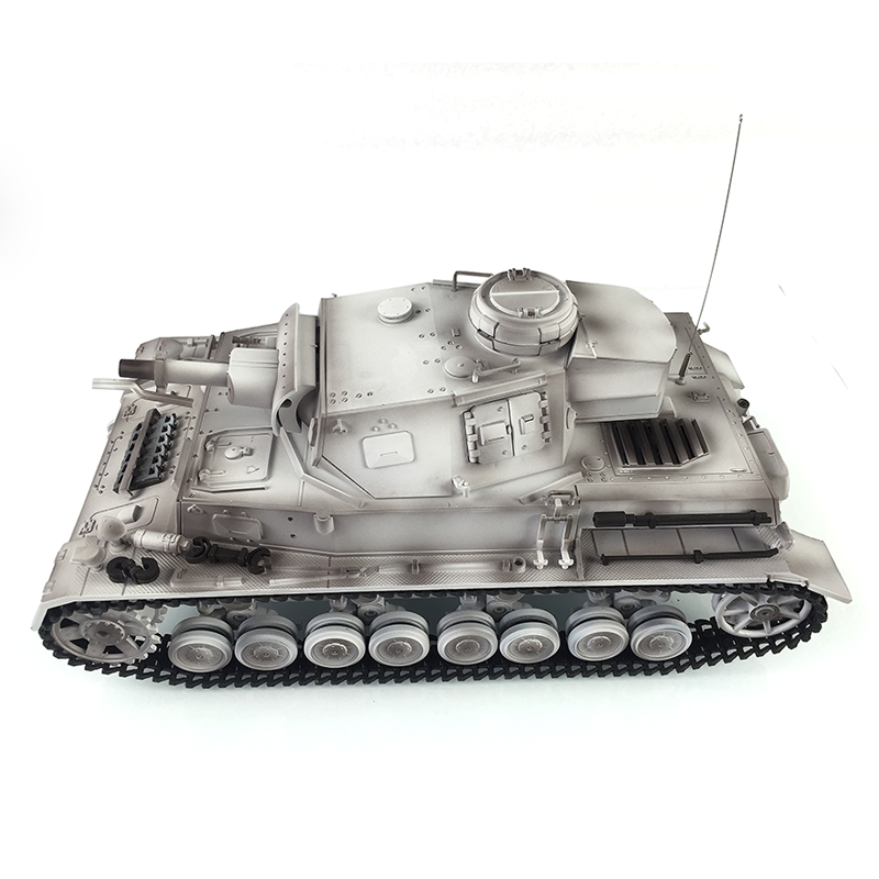 Henglong 1/16 TK7.0 Promotion German Panzer IV F RTR RC Tank 3858 360 Degrees Turret Smoke IR BB Metal Tracks Sprockets Idlers Road Wheels Gearbox Tracks
