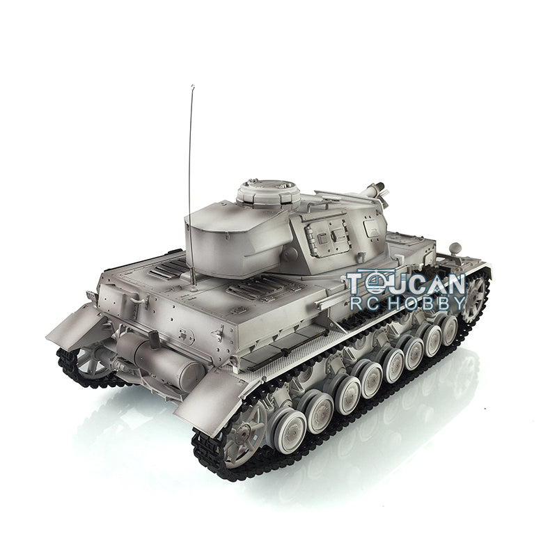 Henglong Plastic 1/16 TK7.0 German Panzer IV F 3858 RTR RC Tank Model Infrared System BB Unit Smoke Lights 2 Sounds Metal Barrel
