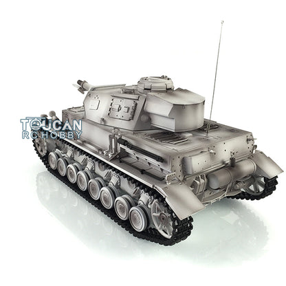 Henglong 1/16 TK7.0 Promotion 3858 German Panzer IV F RTR RC Tank Infrared Combat BB Unit Smoke Metal Tracks Sprockets Idlers Wheels Gearbox