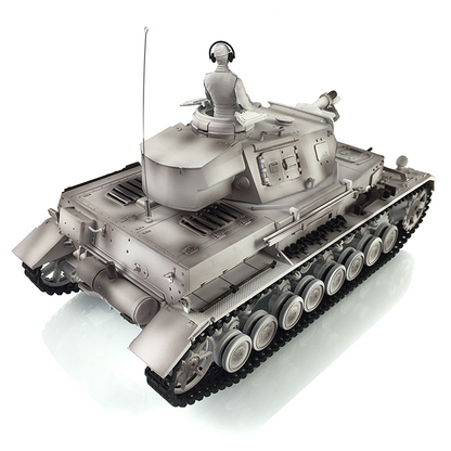 Henglong 1/16 TK7.0 Promotion German Panzer IV F RTR RC Tank 3858 360 Degrees Turret Smoke IR BB Metal Tracks Sprockets Idlers Road Wheels Gearbox Tracks