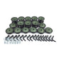 Plastic Tracks Sprockets Road Wheels With Plastic Suspension Idlers For HengLong 1/16 3869/3879 RC Tank Vehicle DIY Model