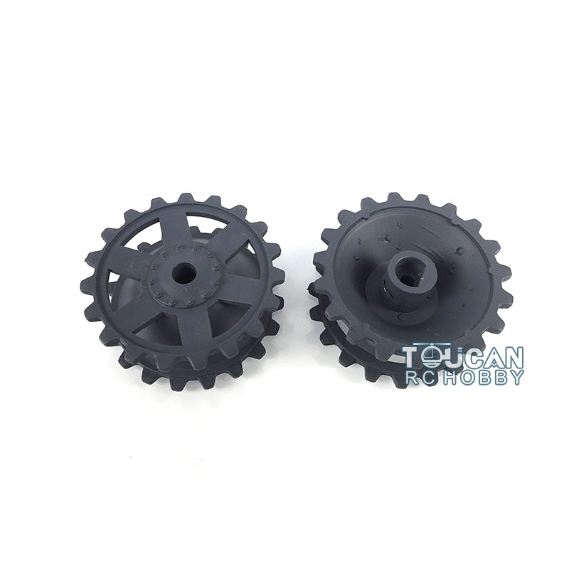 Plastic Sprockets Road Wheels Idlers Accessories Pack Decal Assembled Chassis For HL 1/16 3859 RC Tank Vehicle DIY Model