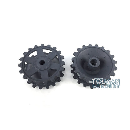 Plastic Sprockets Road Wheels Idlers Accessories Pack Decal Assembled Chassis For HL 1/16 3859 RC Tank Vehicle DIY Model