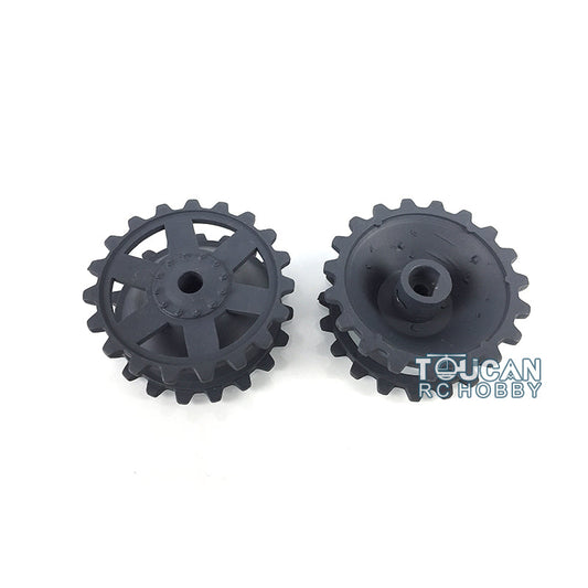 Plastic Sprockets Road Wheels Idlers Accessories Pack Decal Assembled Chassis For HL 1/16 3859 RC Tank Vehicle DIY Model