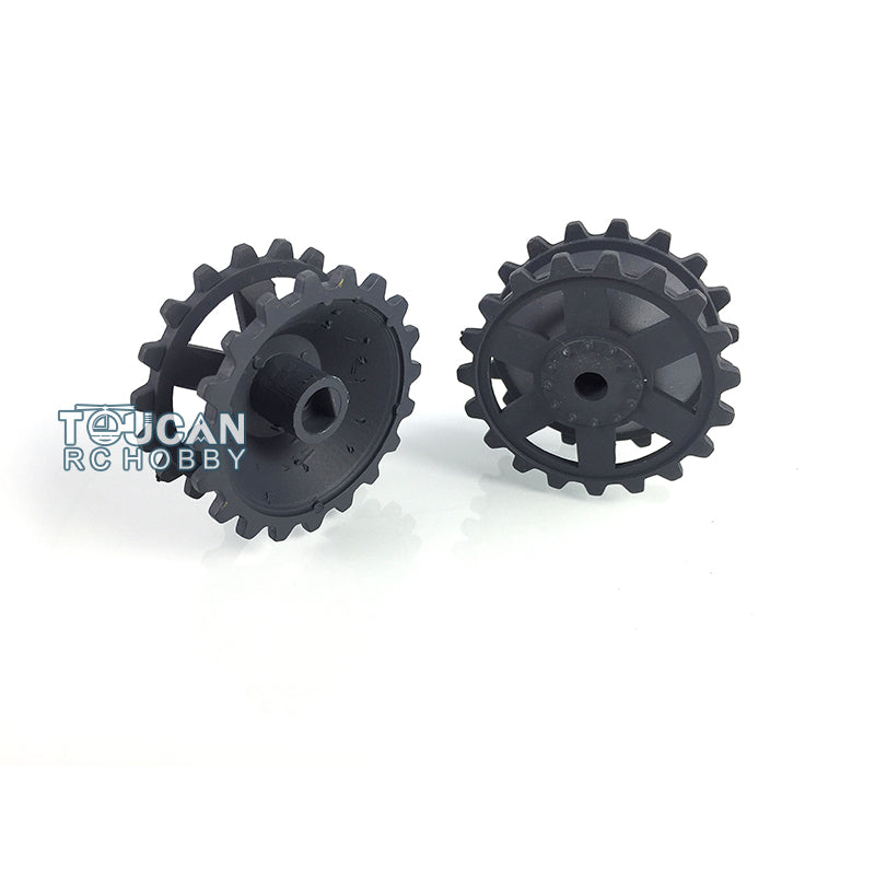 Plastic Sprockets Road Wheels Idlers Accessories Pack Decal Assembled Chassis For HL 1/16 3859 RC Tank Vehicle DIY Model