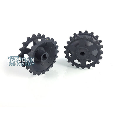 Plastic Sprockets Road Wheels Idlers Accessories Pack Decal Assembled Chassis For HL 1/16 3859 RC Tank Vehicle DIY Model