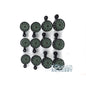 Plastic Tracks Sprockets Road Wheels Idlers Telescopic Barrel Accessories Pack Decal For Henglong DIY 1/16 RC 3878 Tank Model