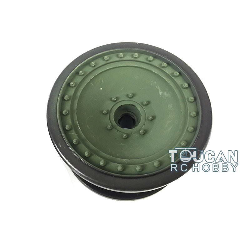 Plastic Tracks Sprockets Road Wheels With Plastic Suspension Idlers For HengLong 1/16 3869/3879 RC Tank Vehicle DIY Model