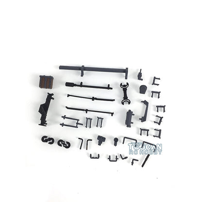 Plastic Sprockets Road Wheels Idlers Accessories Pack Decal Assembled Chassis For HL 1/16 3859 RC Tank Vehicle DIY Model