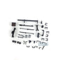 Plastic Sprockets Road Wheels Idlers Accessories Pack Decal Assembled Chassis For HL 1/16 3859 RC Tank Vehicle DIY Model