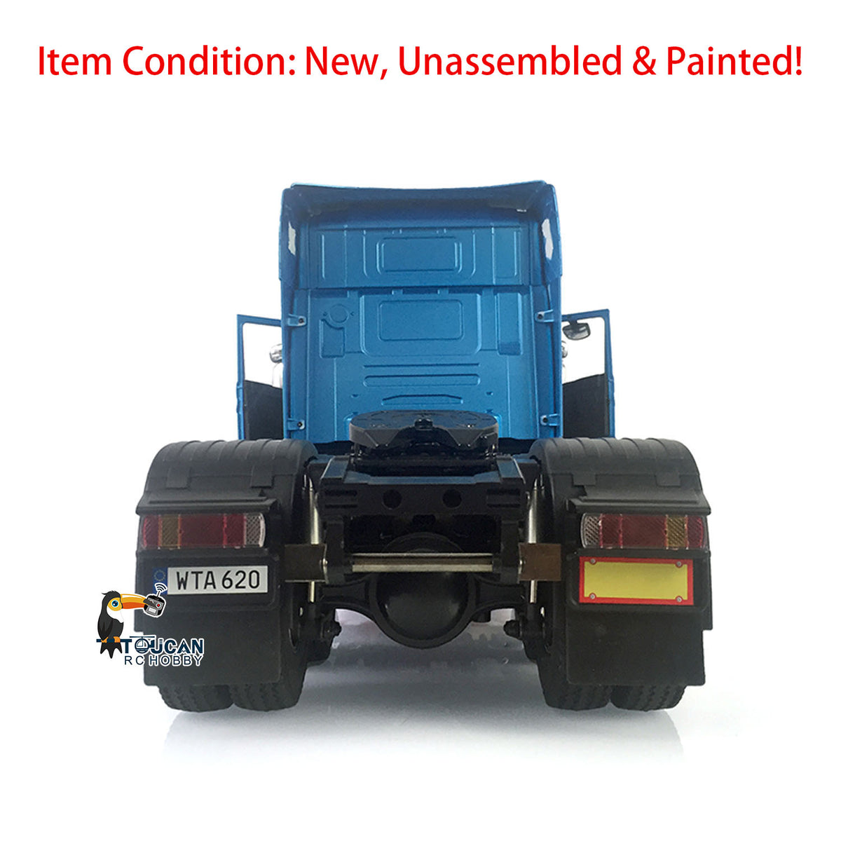 1/14 Toucanrc Highline RC Sattelzugmaschine DIY Automodell Blau lackierter Motor für ferngesteuerte TAMIYA Fahrzeuge