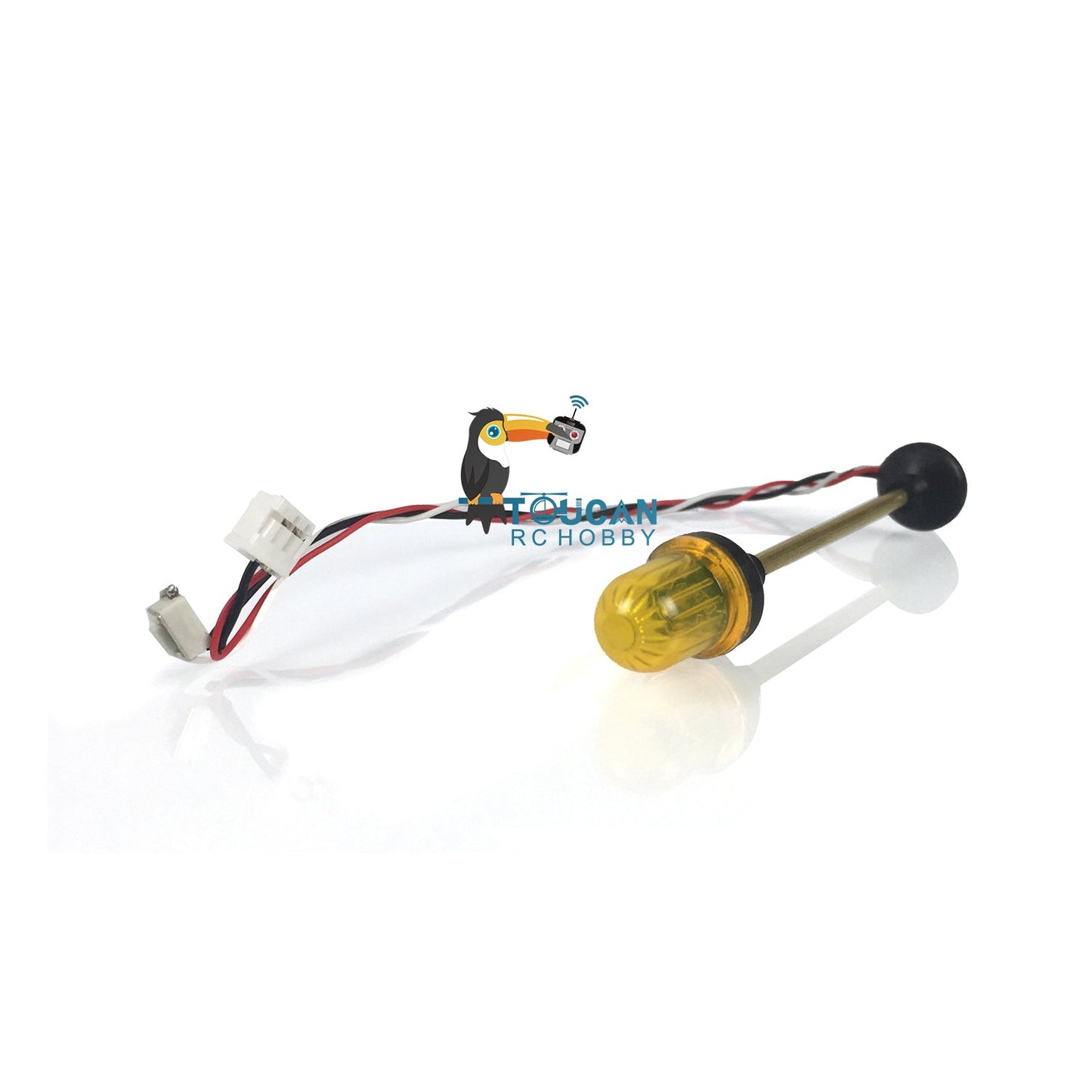 Henglong LED Flashing Warning Light Caution Lamp DIY For 1/16 RC Tank Remote Control Construction Military Vehicle Model Accessories
