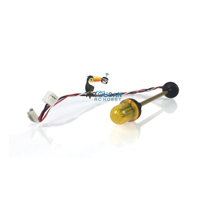 Henglong LED Flashing Warning Light Caution Lamp DIY For 1/16 RC Tank Remote Control Construction Military Vehicle Model Accessories