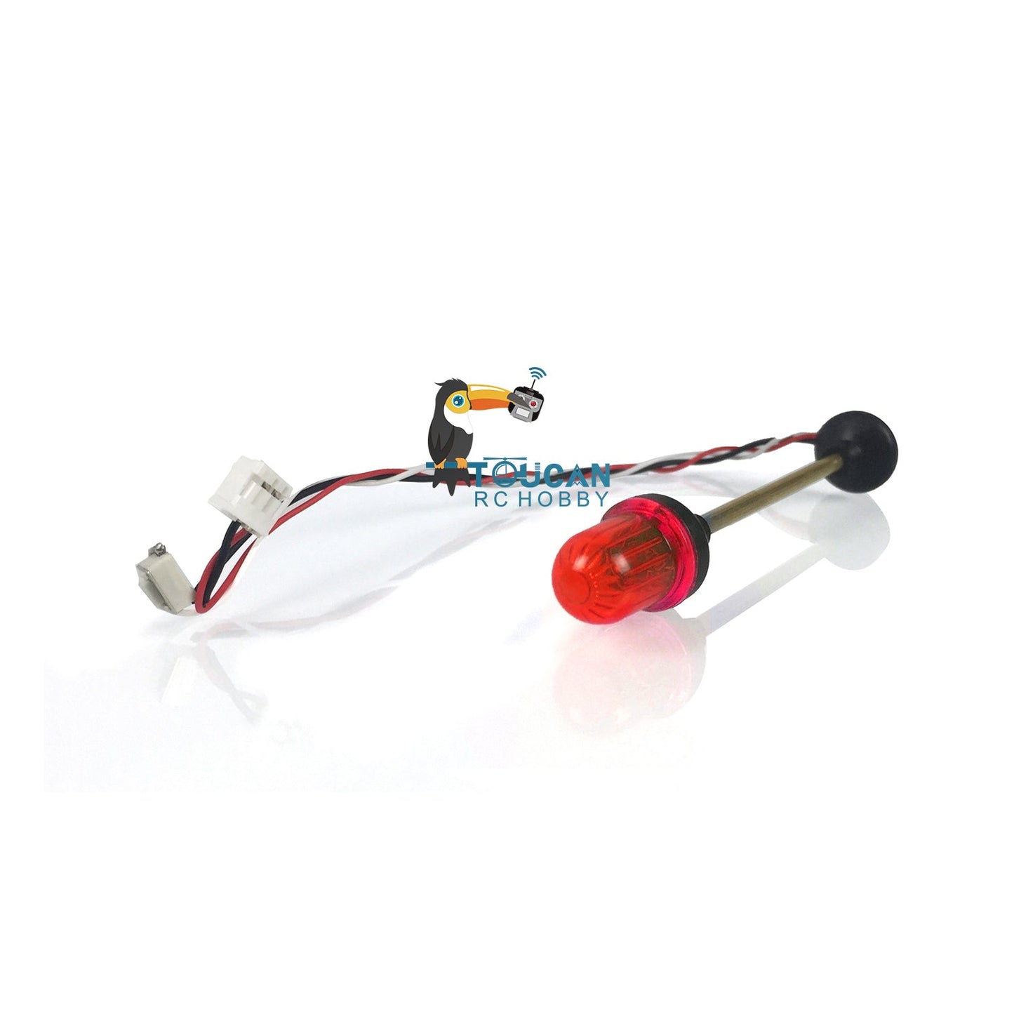 Henglong LED Flashing Warning Light Caution Lamp DIY For 1/16 RC Tank Remote Control Construction Military Vehicle Model Accessories