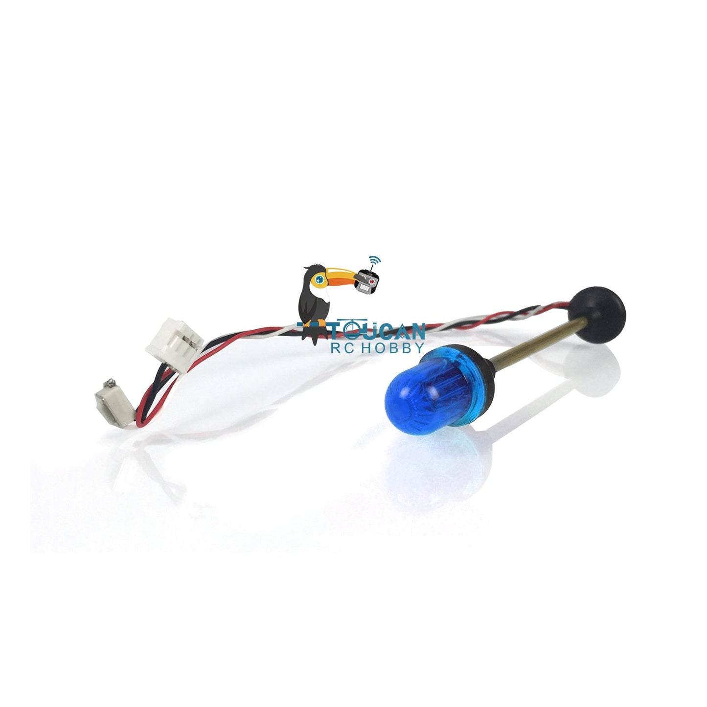 Henglong LED Flashing Warning Light Caution Lamp DIY For 1/16 RC Tank Remote Control Construction Military Vehicle Model Accessories