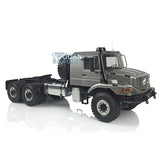 Free Fast Shipping JDM 1/14 Metal 6X6 Remote Control Off Road Tractor Truck 2Speed Gearbox Differential Axles Metal Chassis No Battery