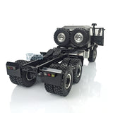 Free Fast Shipping JDM 1/14 Metal 6X6 Remote Control Off Road Tractor Truck 2Speed Gearbox Differential Axles Metal Chassis No Battery