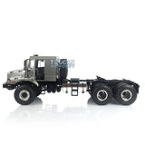 Free Fast Shipping JDM 1/14 Metal 6X6 Remote Control Off Road Tractor Truck 2Speed Gearbox Differential Axles Metal Chassis No Battery
