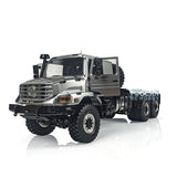26.5Inches JDM 1/14 Metal 6X6 Remote Control Off Road Tractor Truck 2Speed Gearbox Differential Axles Metal Chassis No Battery