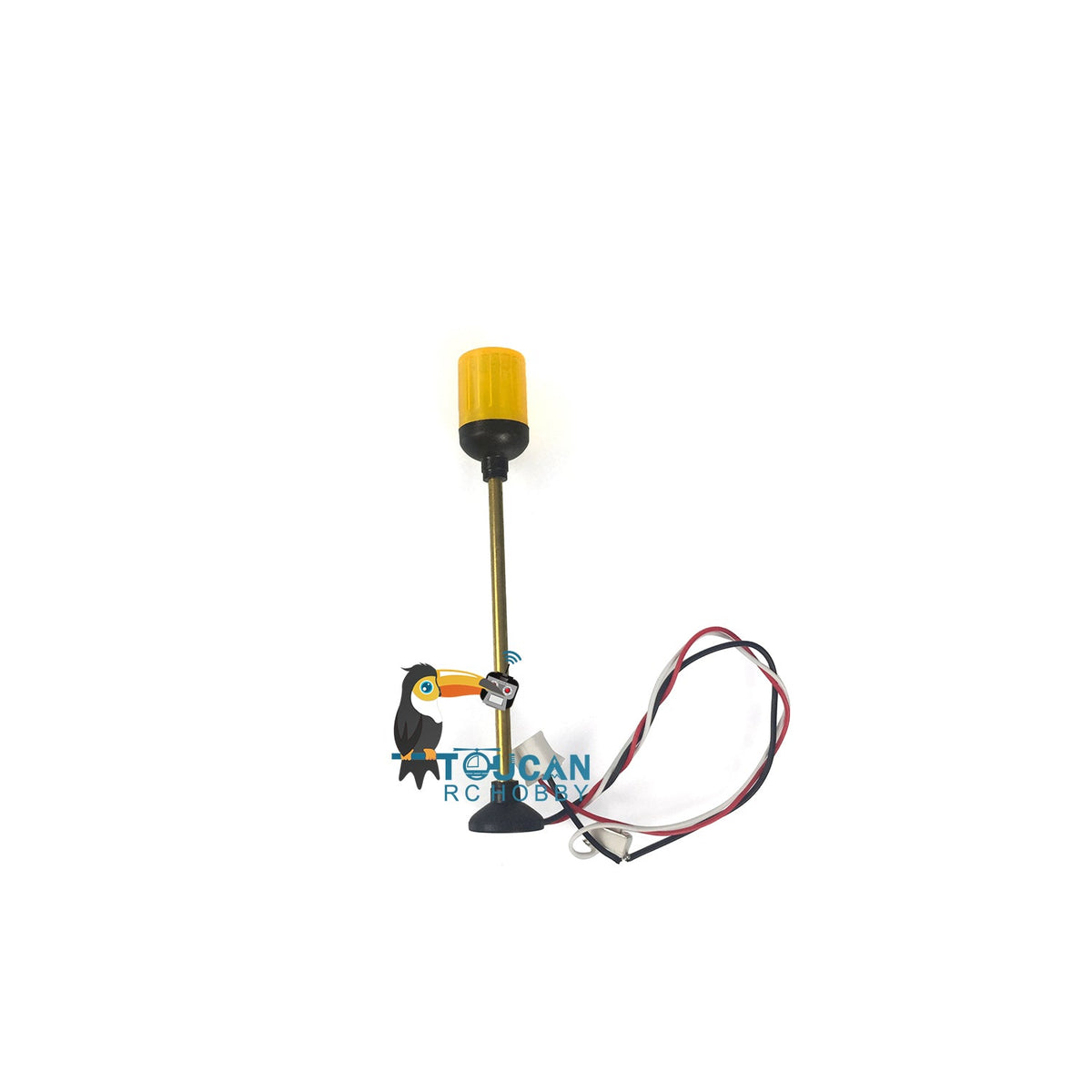Henglong LED Flashing Warning Light Caution Lamp DIY For 1/16 RC Tank Remote Control Construction Military Vehicle Model Accessories