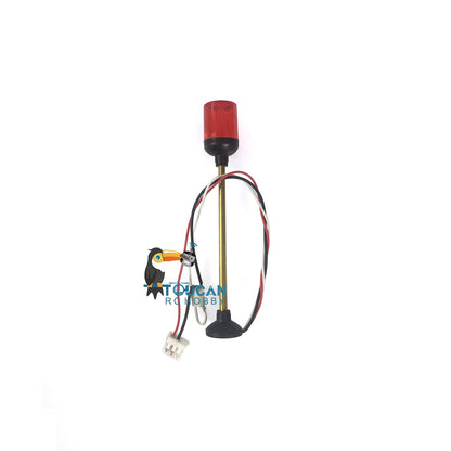 Henglong LED Flashing Warning Light Caution Lamp DIY For 1/16 RC Tank Remote Control Construction Military Vehicle Model Accessories