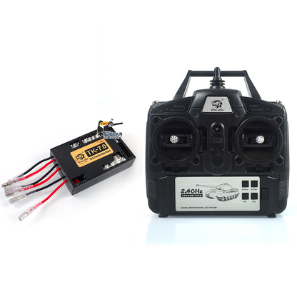 1/16 Scale RC Henglong Tank 2.4Ghz 7.0 Generation Radio System Transmitter Multi-Function Main Board Leopard 2A6 M1A2 Sound