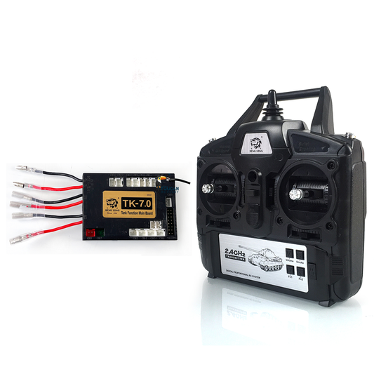 1/16 Scale RC Henglong Tank 2.4Ghz 7.0 Generation Radio System Transmitter Multi-Function Main Board Leopard 2A6 M1A2 Sound