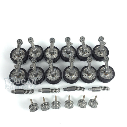 Metal Tracks Sprockets Idlers Road Wheels For HengLong 1/16 3848/3849/3868 Remote Control Tank Model Vehicle Accessories