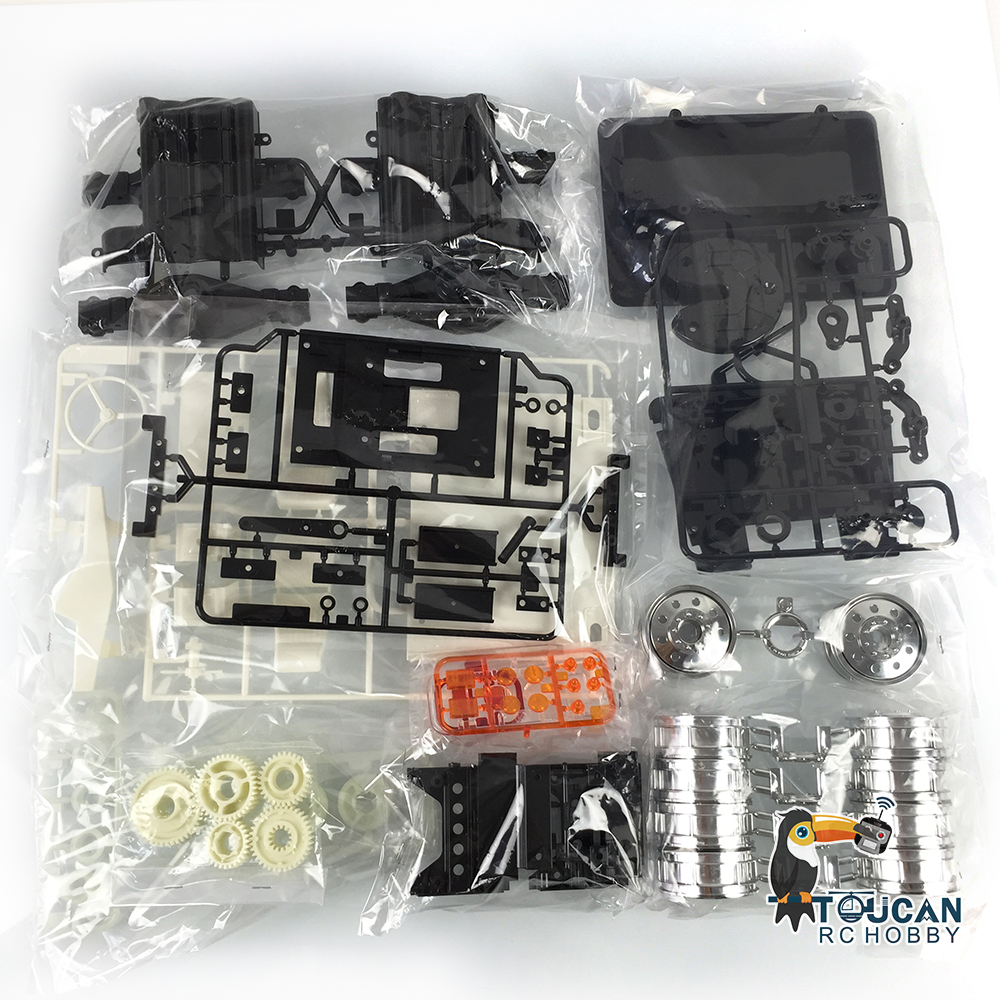 TOUCAN RC HOBBY 1/14 Scale 6x4 RC Tractor Truck Remote Controlled Construction Vehicle KIT 540 56301 DIY Hobby Models