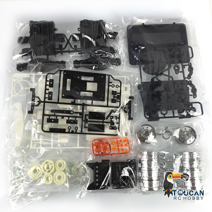 TOUCAN RC HOBBY 1/14 Scale 6x4 RC Tractor Truck Remote Controlled Construction Vehicle KIT 540 56301 DIY Hobby Models