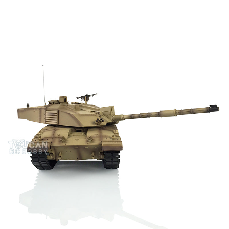 Henglong 1/16 2.4G TK7.0 Plastic British Challenger II 3908 RTR RC Tank Armored Vehicle Model BB Unit Infrared Combat Smoke