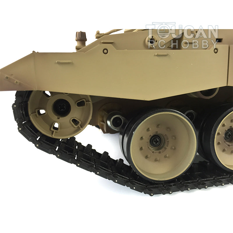Henglong 1/16 2.4G TK7.0 Plastic British Challenger II 3908 RTR RC Tank Armored Vehicle Model BB Unit Infrared Combat Smoke