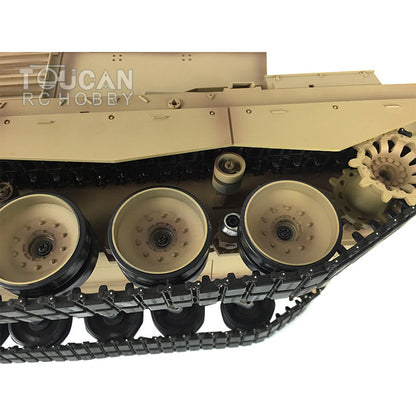 Henglong 1/16 2.4G TK7.0 Plastic British Challenger II 3908 RTR RC Tank Armored Vehicle Model BB Unit Infrared Combat Smoke