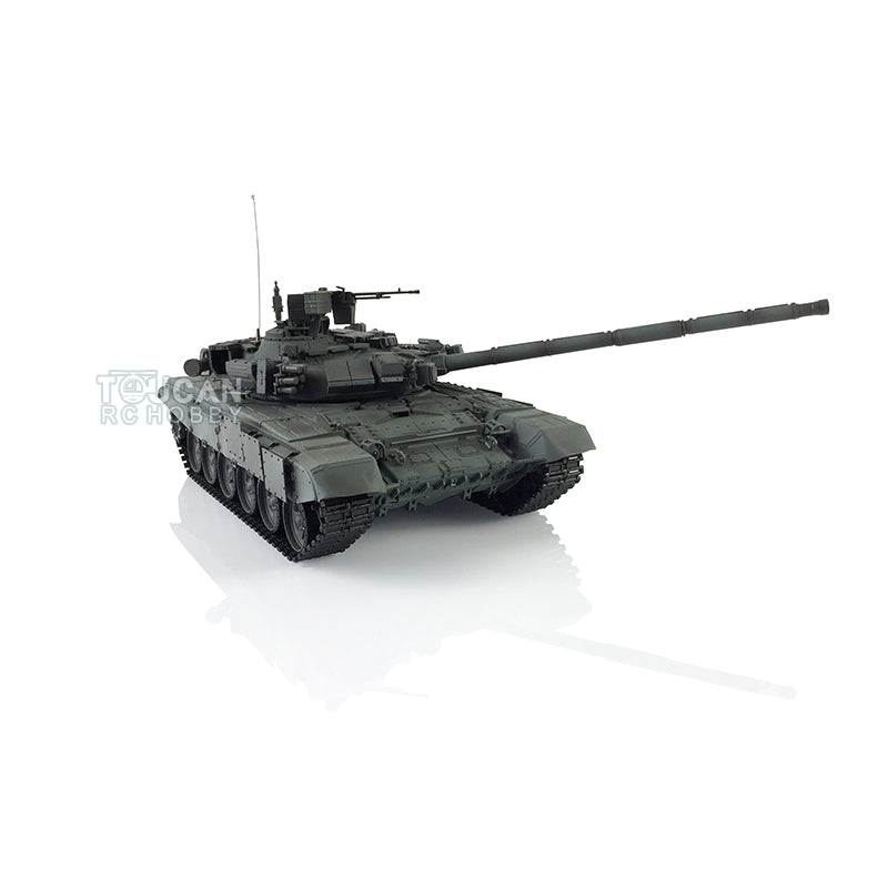Verbesserter Henglong 1/16 TK7.0 Russischer T90, fahrbereit, funkgesteuerter Panzer, 3938 Metallketten, Kettenräder, Leiträder, Rauchgeräusche