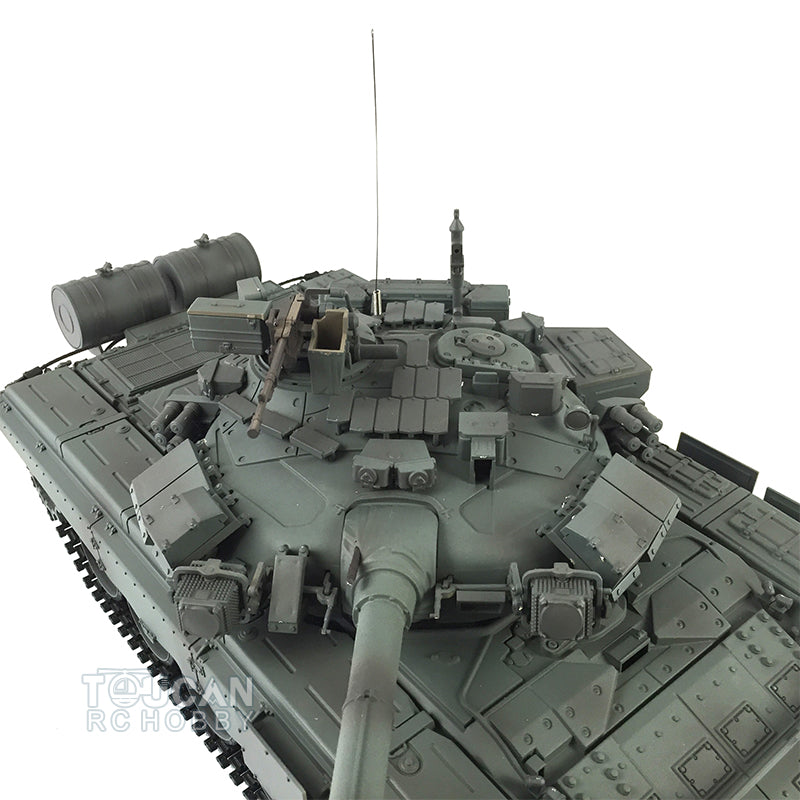 Henglong 1/16 TK7.0 Profession Russian T90 RC Tank 3938 with Red Eyes 360 Degrees Turret Smoke Infrared Combat Metal Sprockets Idlers Road Wheels