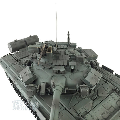 Henglong 1/16 TK7.0 Profession Russian T90 RC Tank 3938 with Red Eyes 360 Degrees Turret Smoke Infrared Combat Metal Sprockets Idlers Road Wheels