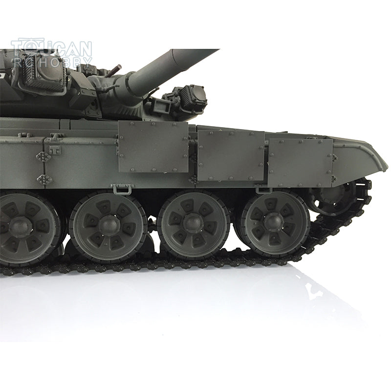 Verbesserter Henglong 1/16 TK7.0 Russischer T90, fahrbereit, funkgesteuerter Panzer, 3938 Metallketten, Kettenräder, Leiträder, Rauchgeräusche