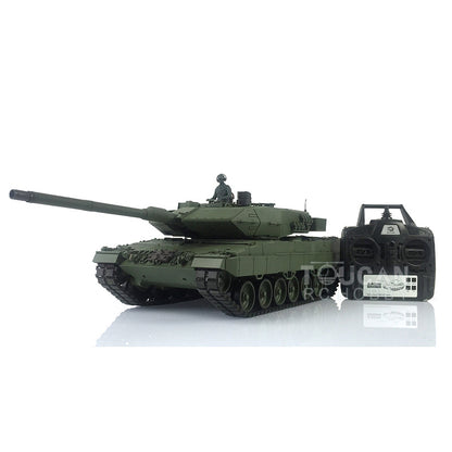 Henglong 2.4G 1/16 TK7.0 Plastic German Leopard2A6 RTR RC Tank Model 3889 BB Infrared Combat Smoke Light Sound System Metal Barrel