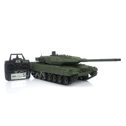 Henglong TK7.0 Leopard2A6 im Maßstab 1/16, fahrbereit, ferngesteuerter BB-IR-Panzer, 3889 Lauf, Rückstoß, Metallkette, Gummi, Rauchgeräusch
