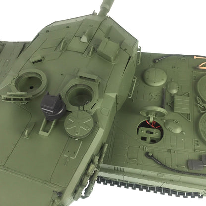 Henglong 1/16 TK7.0 German Leopard2A6 RTR RC Tank Model 3889 IR BB Smoke Barrel Recoil 360 Degrees Turret Metal Tracks Sprockets Idlers Road Wheels Gearbox