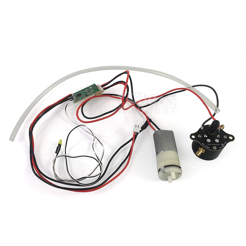 IN Stock Refitable Parts Open Fire Barrel Smoke Flash Light For DIY Henglong 1/16 TK6.0 7.0 7.1 RC Main Board RC Tank Parts DIY Model
