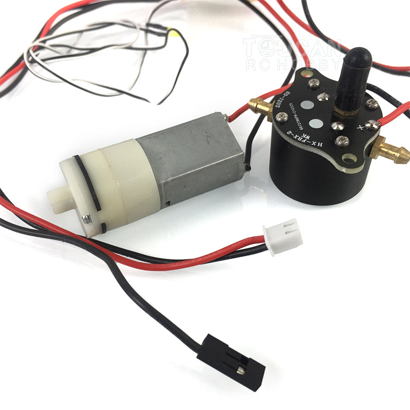 IN Stock Refitable Parts Open Fire Barrel Smoke Flash Light For DIY Henglong 1/16 TK6.0 7.0 7.1 RC Main Board RC Tank Parts DIY Model