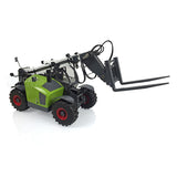 JDM-128 1/14 Metal RC Telescopic Hydraulic Forklift Multifunctional Model 4-Way Vavles Differential Lock 2Axles Steering